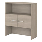 Libreria con armadietto a giorno da 91 cm – Finitura espresso / cenere / rovere / noce, utente singolo