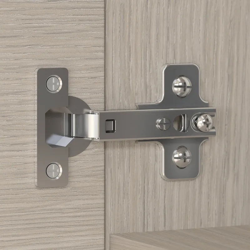 Libreria con armadietto a giorno da 91 cm – Finitura espresso / cenere / rovere / noce, utente singolo