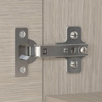 Libreria con armadietto a giorno da 91 cm – Finitura espresso / cenere / rovere / noce, utente singolo