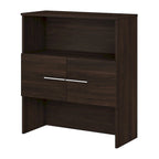 Libreria con armadietto a giorno da 91 cm – Finitura espresso / cenere / rovere / noce, utente singolo