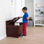 Cassa dei giocattoli in legno Melissa & Doug (Espresso): Baule contenitore con finitura trasparente, sostiene 68 kg
