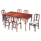 Tavolo Consolle Espandibile Stakmore 3 in 1 in Legno di Ciliegio