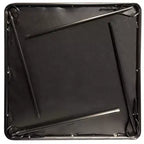 Peakform 34"x 34" Tavolo da Gioco Pieghevole Nero