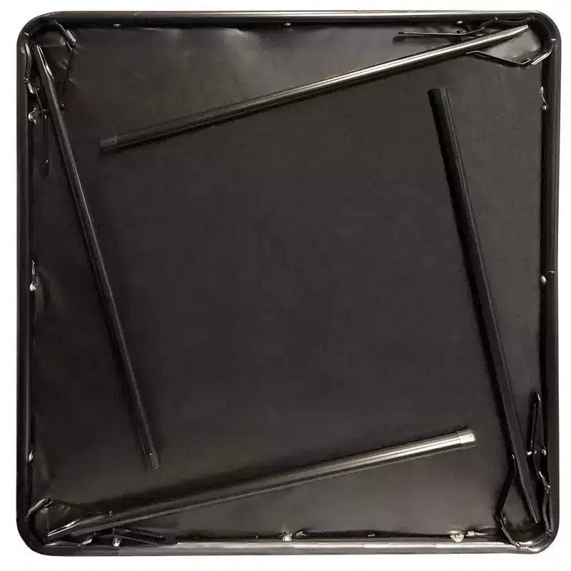 Peakform 34"x 34" Tavolo da Gioco Pieghevole Nero