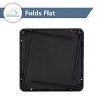 Peakform 34"x 34" Tavolo da Gioco Pieghevole Nero