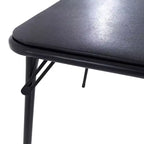 Peakform 34"x 34" Tavolo da Gioco Pieghevole Nero