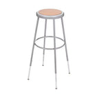 Confezione da 2 Sgabelli in Acciaio Robusto Regolabili da 32"-39" Grigi - Hampden Furnishings