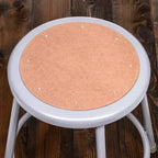 Confezione da 2 Sgabelli in Acciaio Robusto Regolabili da 32"-39" Grigi - Hampden Furnishings