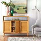 Buylateral Ervine Sideboard: Credenza Buffet Consolle, Scaffali Regolabili