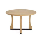 Christopher Knight Home Andrew tavolo da pranzo rotondo da 48" con telaio a croce rustico in rovere naturale
