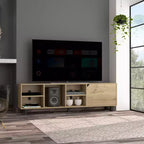Mobile TV Stand with Open Shelves, for TVs up to 177.8 cm