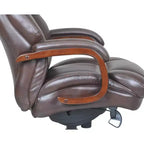 Sedia direzionale grande e alta marrone - La-Z-Boy: Memory Foam, ergonomica, capacità 181 kg