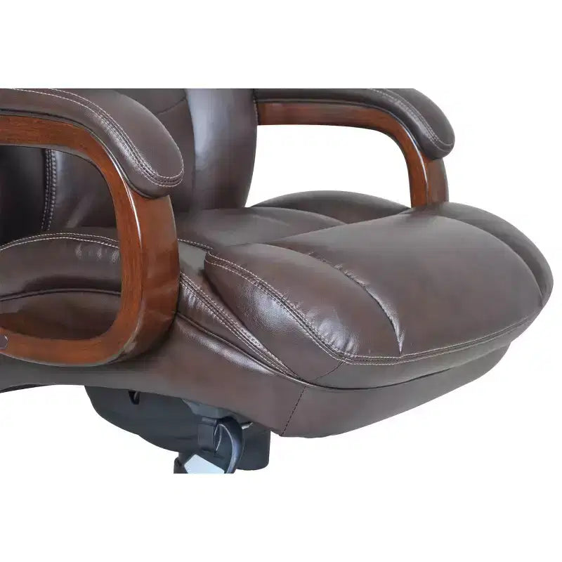 Sedia direzionale grande e alta marrone - La-Z-Boy: Memory Foam, ergonomica, capacità 181 kg