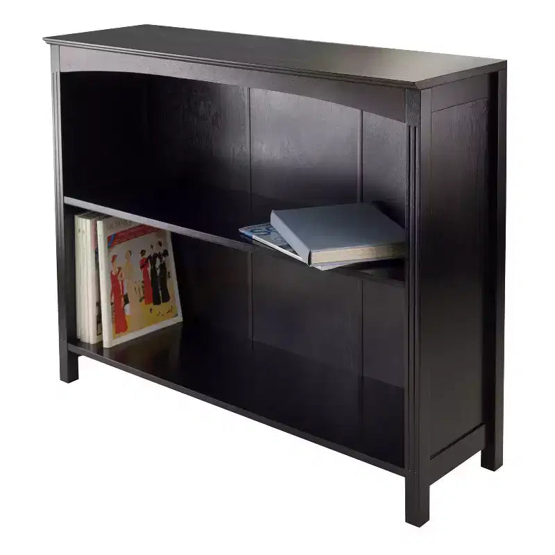 Libreria a 3 ripiani Terrace 30" x 37,01" Espresso Marrone - Winsome: MDF composito, componenti metallici