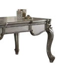 Scrivania direzionale Versailles platino antico - Acme Furniture: Superficie impiallacciata, Struttura in legno, Contenitore chiuso