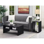 Tavolino da caffè Northfield Admiral Deluxe con ripiani nero - Breighton Home