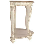 Realyn Tavolo Consolle Bianco/Marrone - Signature Design by Ashley