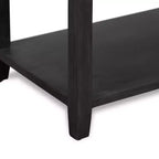 Elmhurst Mobiletto Grigio Scuro - Finch: Stile Tradizionale, Ferramenta in Bronzo, Struttura in Legno, 2 Ante, 2 Cassetti