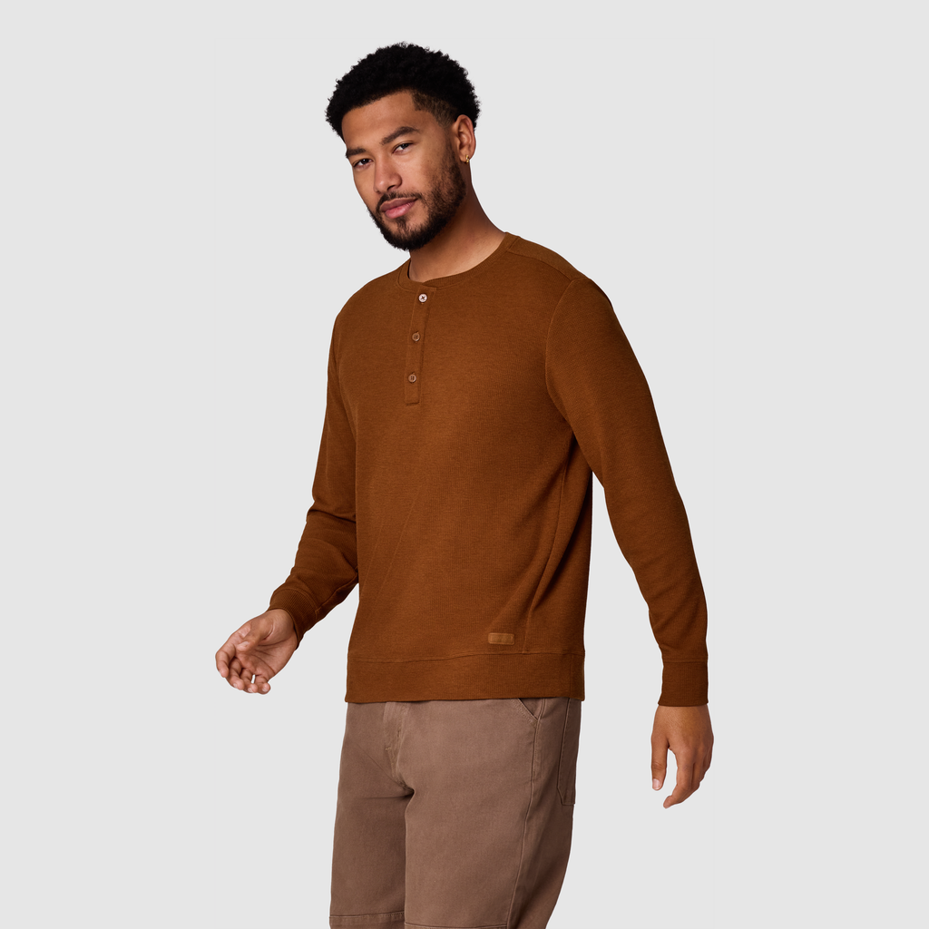 Men's Waffle Long Sleeve