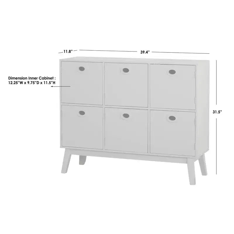 Buylateral Jamie mobile contenitore cubico di design moderno stile metà secolo