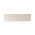 Mobile TV Utopia con gambe in legno allargato e 4 ripiani per TV fino a 50 - Manhattan Comfort