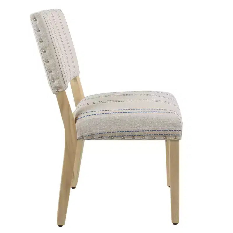 Set di 2 sedie da pranzo a righe - HomePop