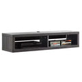 Shallow Wall Mounted A/V Console TV Stand for TVs up to 60 - Martin Furniture