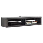 Shallow Wall Mounted A/V Console TV Stand for TVs up to 60 - Martin Furniture