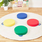 SoftZone Cuscino da Pavimento Rotondo Carry Me 4 Pezzi - Assortiti