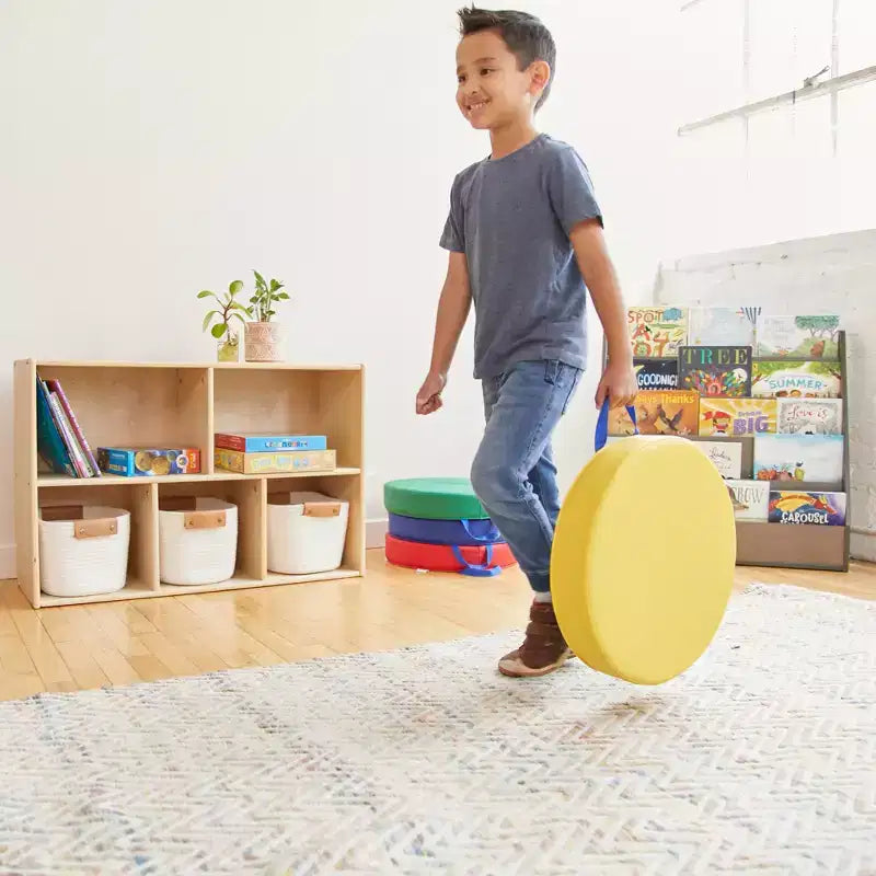 SoftZone Cuscino da Pavimento Rotondo Carry Me 4 Pezzi - Assortiti