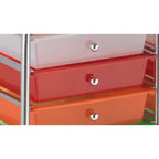 ECR4Kids Carrello Portaoggetti Salvaspazio con 12 Cassetti, Organizzatore Mobile