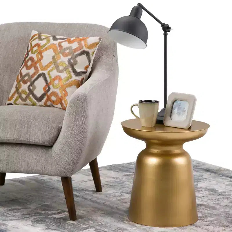 Layne Metal Accent Table - WyndenHall