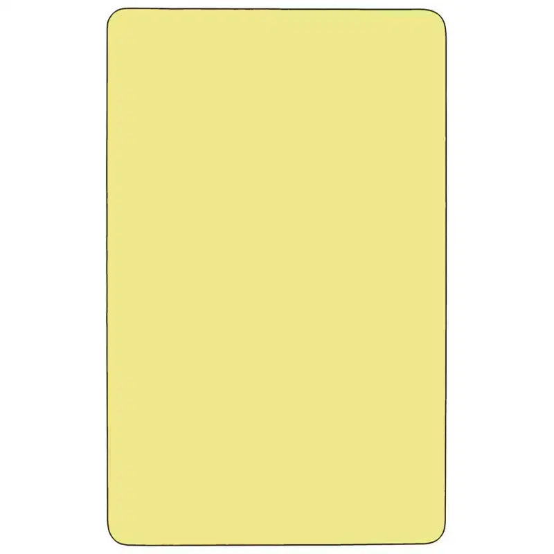 Flash Furniture 30''W x 60''L Rectangular Thermal Laminate Activity Table - Standard Height Adjustable Legs