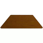 Flash Furniture Tavolo attività in laminato termico trapezoidale 29''L x 57''W - Altezza gambe regolabile standard