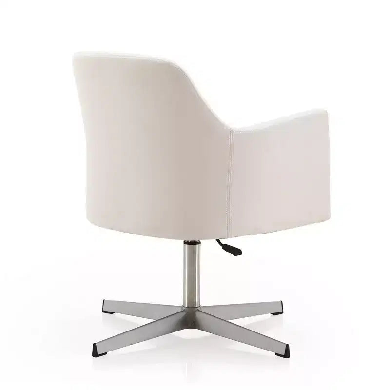 Pelo Sedia girevole regolabile in altezza in ecopelle - Manhattan Comfort