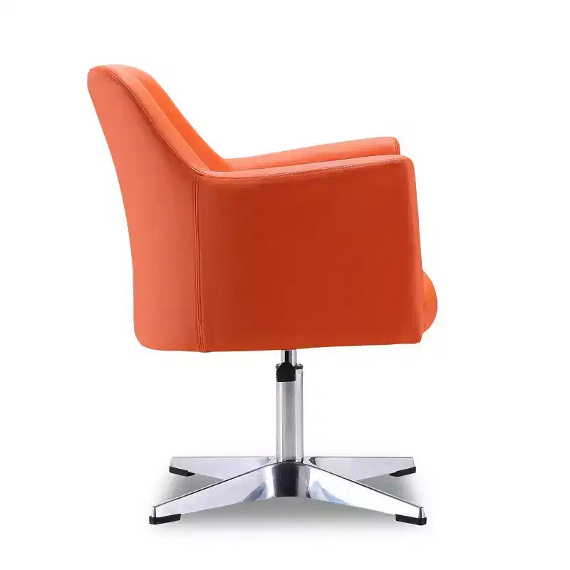 Pelo Sedia girevole regolabile in altezza in ecopelle - Manhattan Comfort