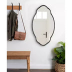 Specchio decorativo ovale smerlato Magritte 18 x 30 - Kate & Laurel All Things Decor