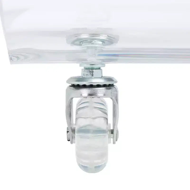 Carrello da bar Rollins in acrilico - BCT8006A - Trasparente - Safavieh