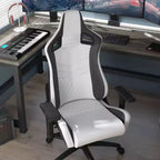 Poltrona da gaming reclinabile con braccioli regolabili Quelman 24/7 Shop At Home