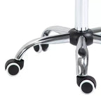 Sgabello a rotelle ergonomico HOMCOM con seduta a sella, in similpelle, idraulico, regolabile in altezza e girevole per salone, studio medico, centro estetico