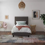 RealRooms Paloma Letto Imbottito con Doppia Porta USB