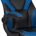 Sedia da gaming BlackArc High Back con rivestimento in similpelle, sedile girevole regolabile in altezza e braccioli imbottiti ribaltabili