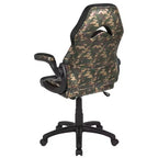 Sedia da gaming BlackArc High Back con rivestimento in similpelle, sedile girevole regolabile in altezza e braccioli imbottiti ribaltabili