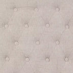 Sedia Emma and Oliver 4 PK Parsons con schienale arrotolato imbottito con bordo borchiato e telaio rifinito con feltrini in plastica