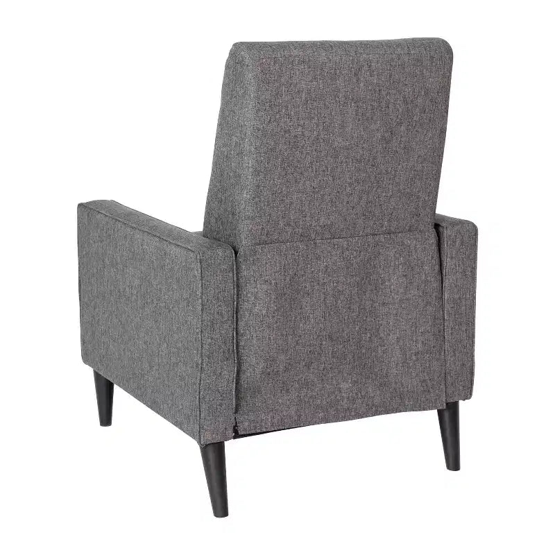 Poltrona reclinabile Darcy Merrick Lane, design moderno di metà secolo, imbottitura trapuntata, schienale ergonomico a spinta, per soggiorno