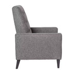 Poltrona reclinabile Darcy Merrick Lane, design moderno di metà secolo, imbottitura trapuntata, schienale ergonomico a spinta, per soggiorno