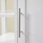 HOMCOM Carrello da Cucina Compatto con Ruote, Carrello Multiuso con Ripiano e Cassetto per Sala da Pranzo