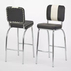 Set of 2 30 Raleigh Retro Counter Height Barstools - Buylateral