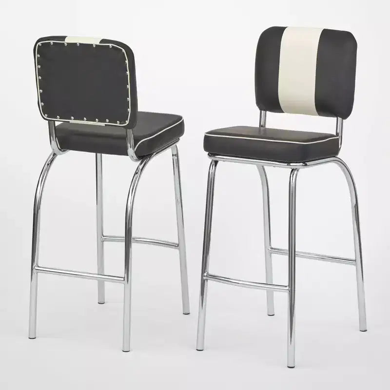 Set of 2 30 Raleigh Retro Counter Height Barstools - Buylateral