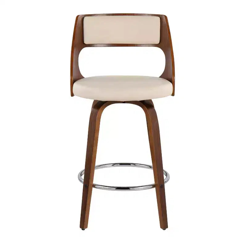 Set di 2 sgabelli da bar imbottiti Cecina altezza bancone - Lumisource